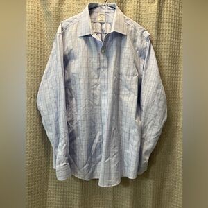 Brooks Brothers Blue and Red Dress Shirt Classic Fit